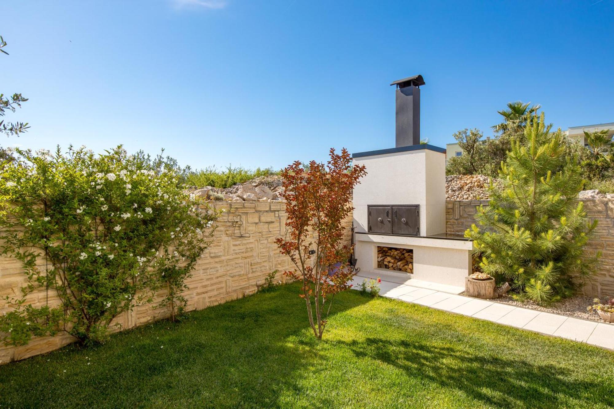 Luxury Apartment Hyperion With Private Pool And Garden ムルテル エクステリア 写真